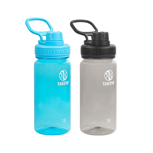 tritan-water-bottle-bundle-with-spout-lid-2-pack-r0 51476-Tritan-Spout-18-2pk-BreezyBlue-StormyBlack-Front_1.png