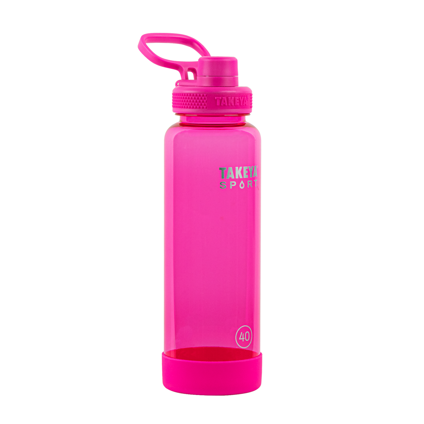 tritan-sport-water-bottle-with-spout-lid-g9 52030-TKS-Tritan-Spout-40-PinkSweep-frontangle.png