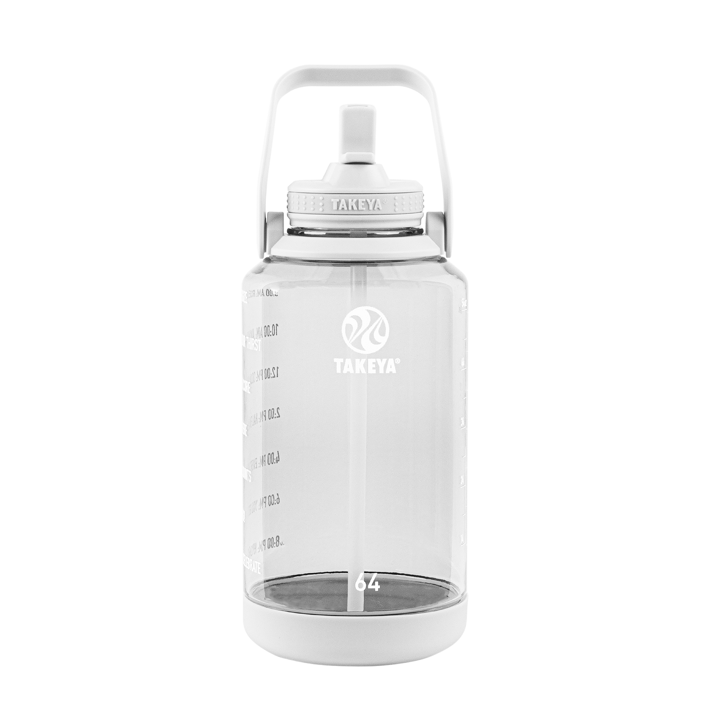 tritan-motivational-water-bottle-with-straw-lid-e9 54142-Tritan-Straw-Motivational-64-WhiteCloud-front.png
