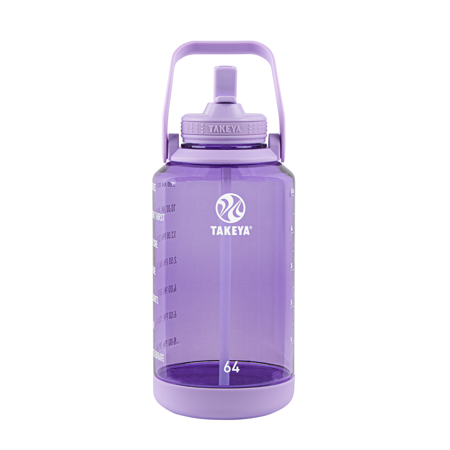 tritan-motivational-water-bottle-with-straw-lid-e9 54144-Tritan-Straw-Motivational-64-VivacityPurple-front.png