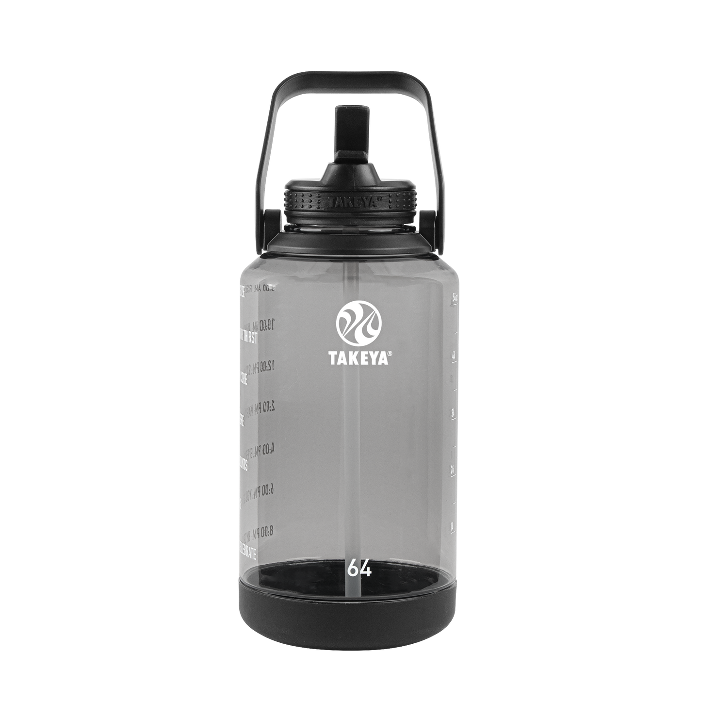 tritan-motivational-water-bottle-with-straw-lid-e9 54145-Tritan-Straw-Motivational-64-StormyBlack-front.png